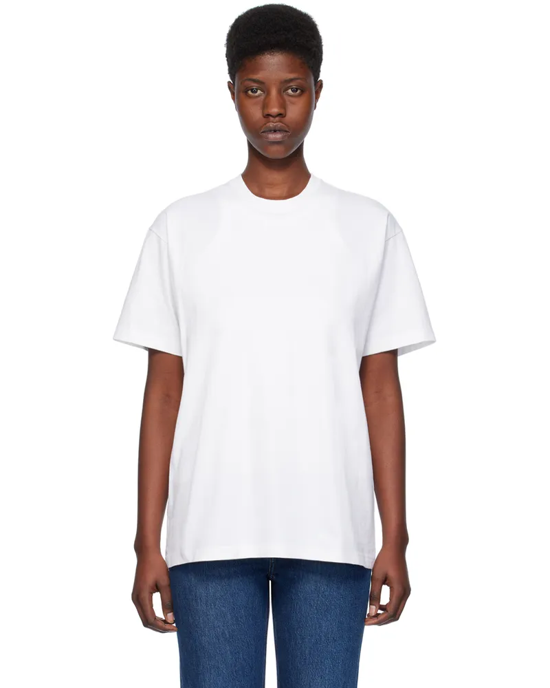 Totême Off-White Straight T-Shirt 110