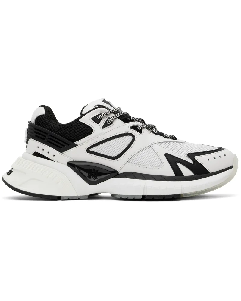 Amiri White & Black 'MA' Runner Sneakers Black