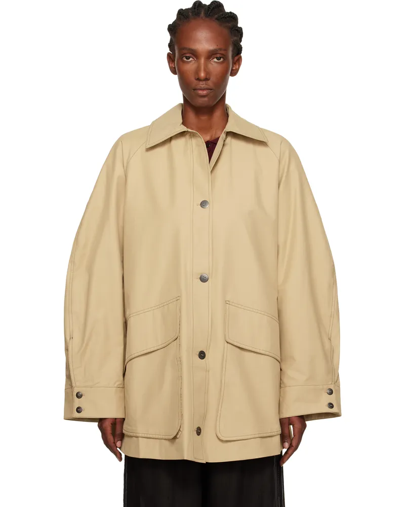 CORDERA Beige Patch Pocket Jacket Camel