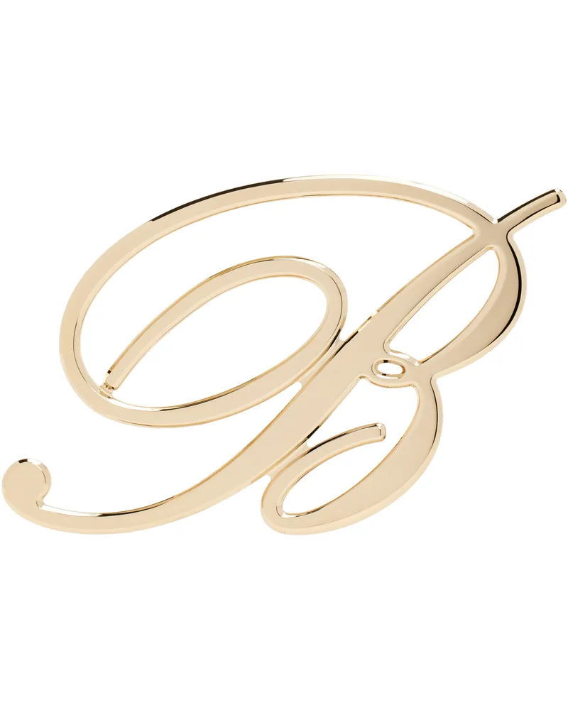 Blumarine Gold 'B' Single Earring L0575
