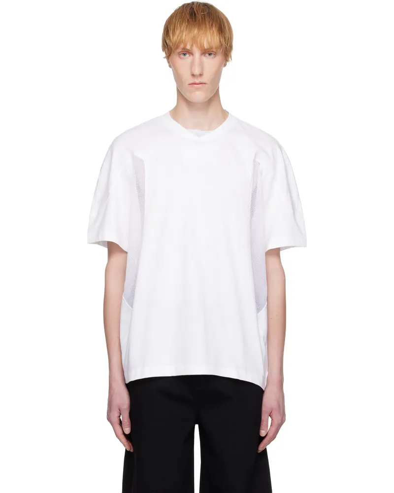 Helmut Lang White Sport T-shirt Optic