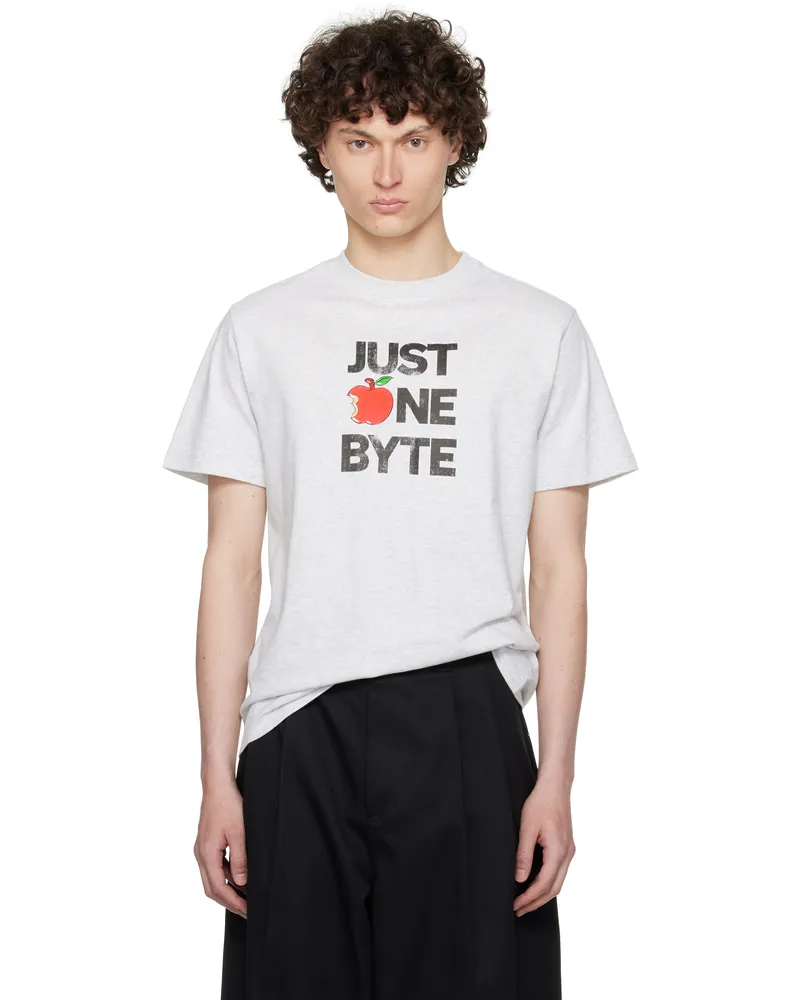 COPERNI Gray Disney 'Just One Byte' Boxy T-shirt Grey