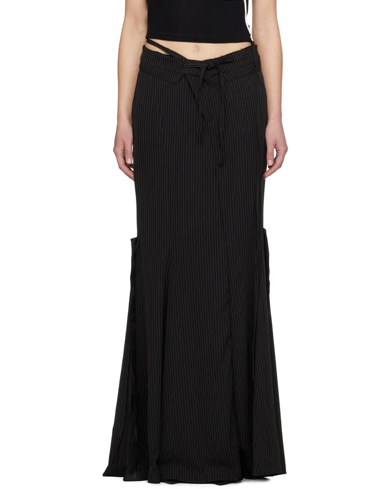 OTTOLINGER Black Mermaid Maxi Skirt Black