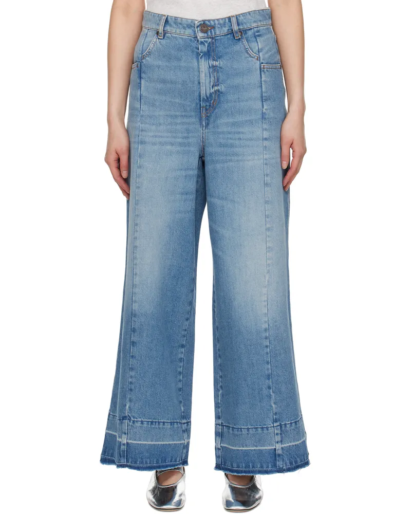 Max Mara Blue Agenda Jeans Navy