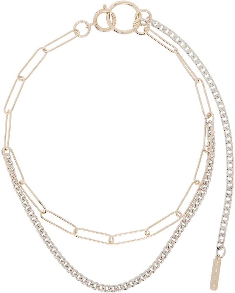 Justine Clenquet Silver & Gold Pixie Choker Pallad