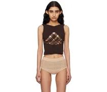 Brown Holy Tank Top