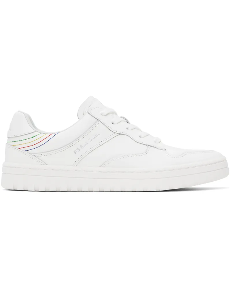 Paul Smith White Leather Liston Sneakers 01