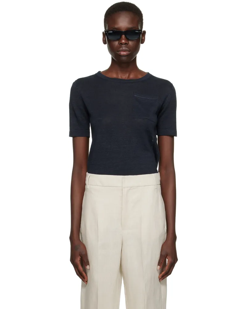 Max Mara Navy Novara T-Shirt 2