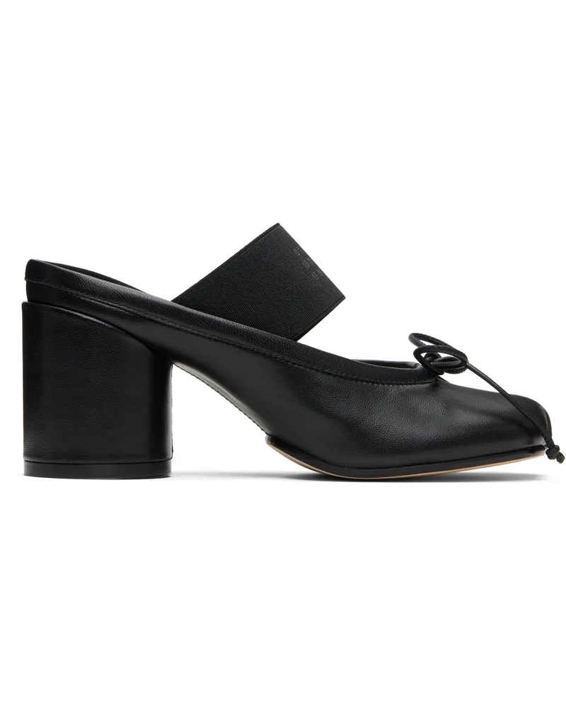 Maison Margiela Black Anatomic Numeric Heeled Sandals T8013