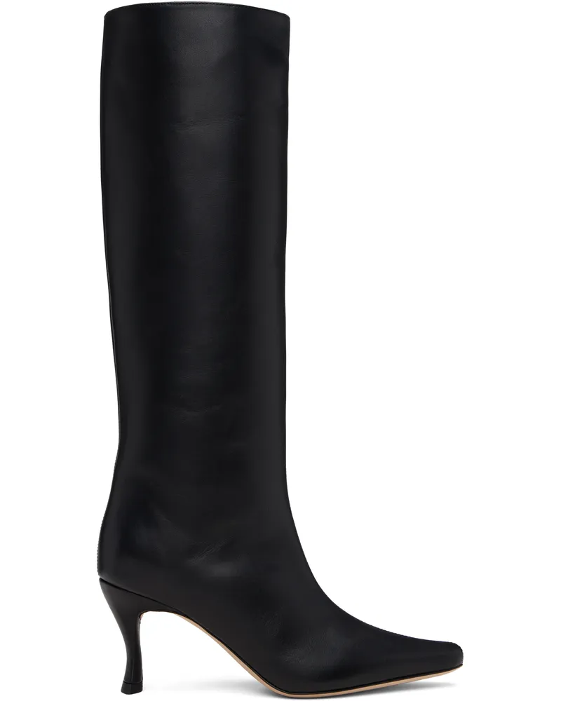 by FAR Black Stevie 42 Knee-High Tall Boots Bk001