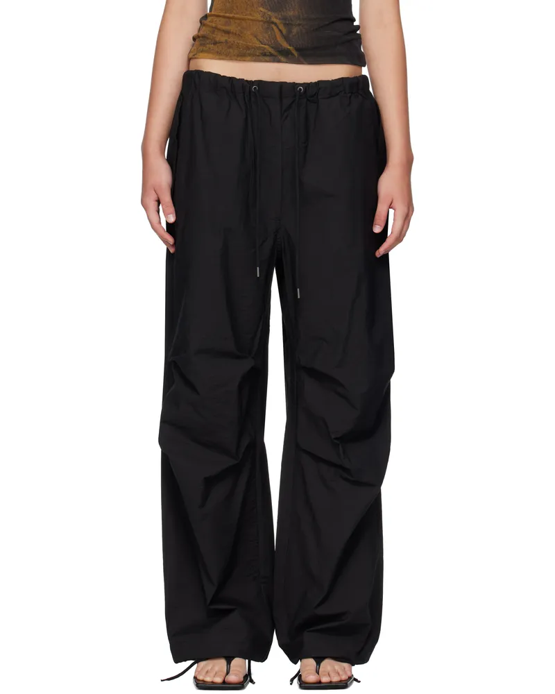 Acne Studios Black Relaxed Fit Trousers 900