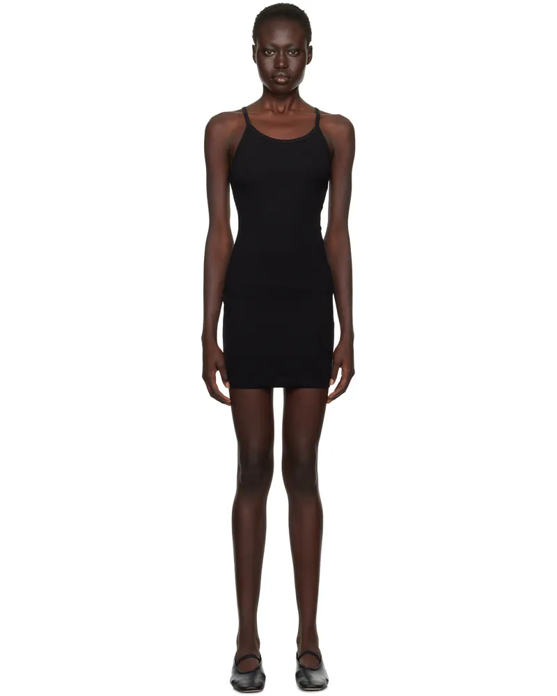 ÉTERNE Black Tank Minidress Black