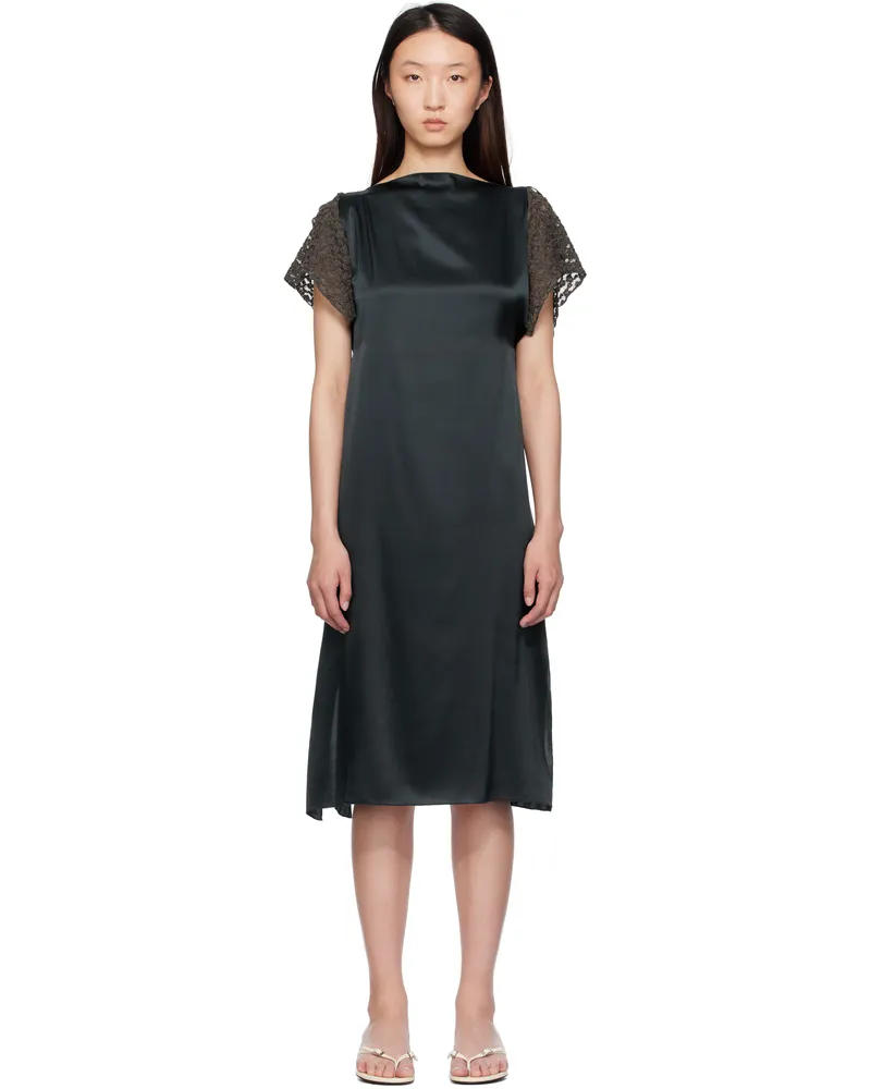 Baserange Blue Olin Midi Dress Arch