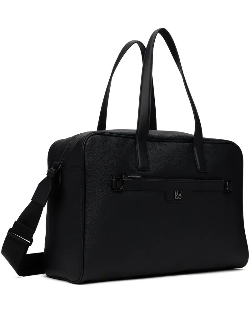 Hugo boss leather duffle bag sale