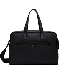 HUGO BOSS Black Faux-Leather Duffle Bag 001-black