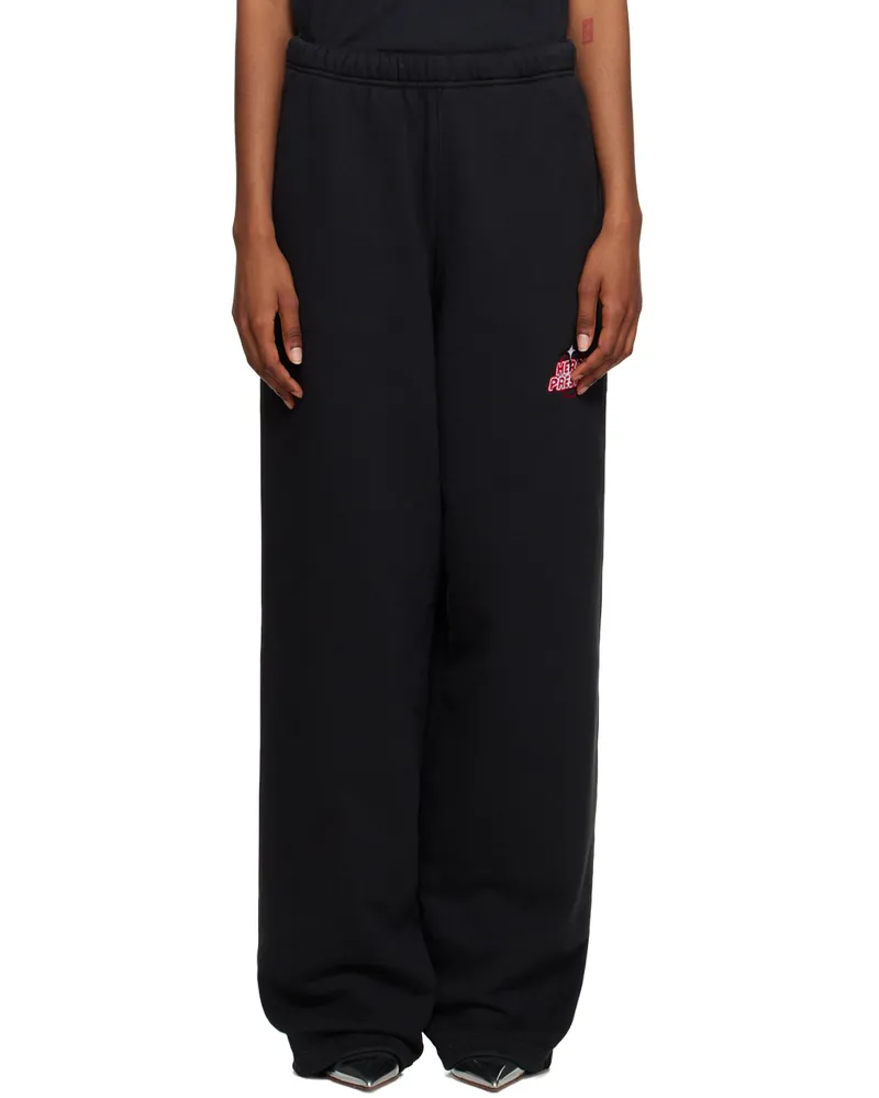 Heron Preston Black Sponsor Sweatpants Black