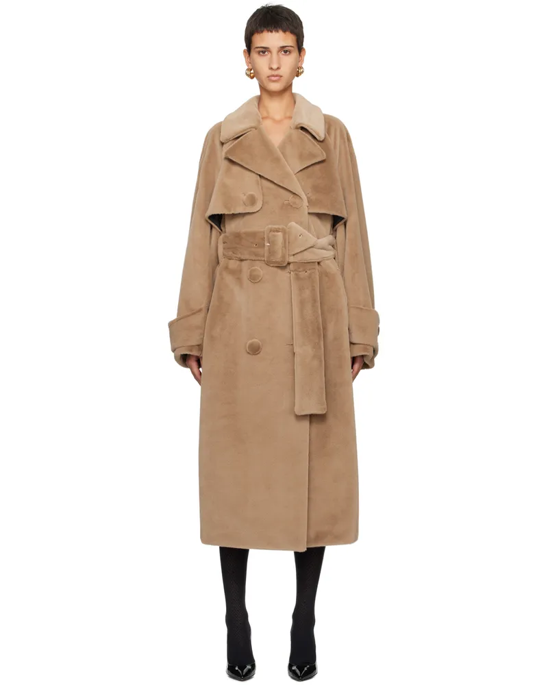 STAND Brown Tillie Trench Coat 10500