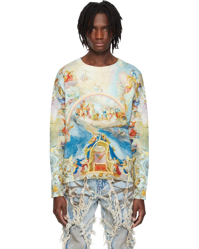 WHO DECIDES WAR Multicolor Archaic Sweater Multi