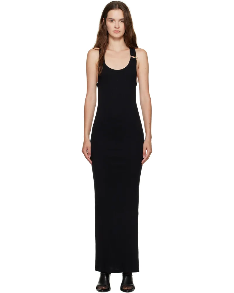 Jean Paul Gaultier Black 'The Piercing' Maxi Dress 00