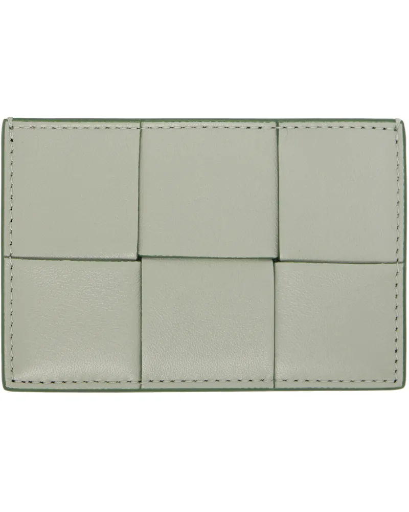 Bottega Veneta Green Cassette Credit Card Holder 1582
