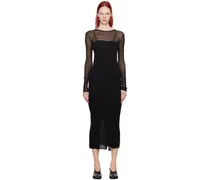 SSENSE Exclusive Black No.212 Maxi Dress