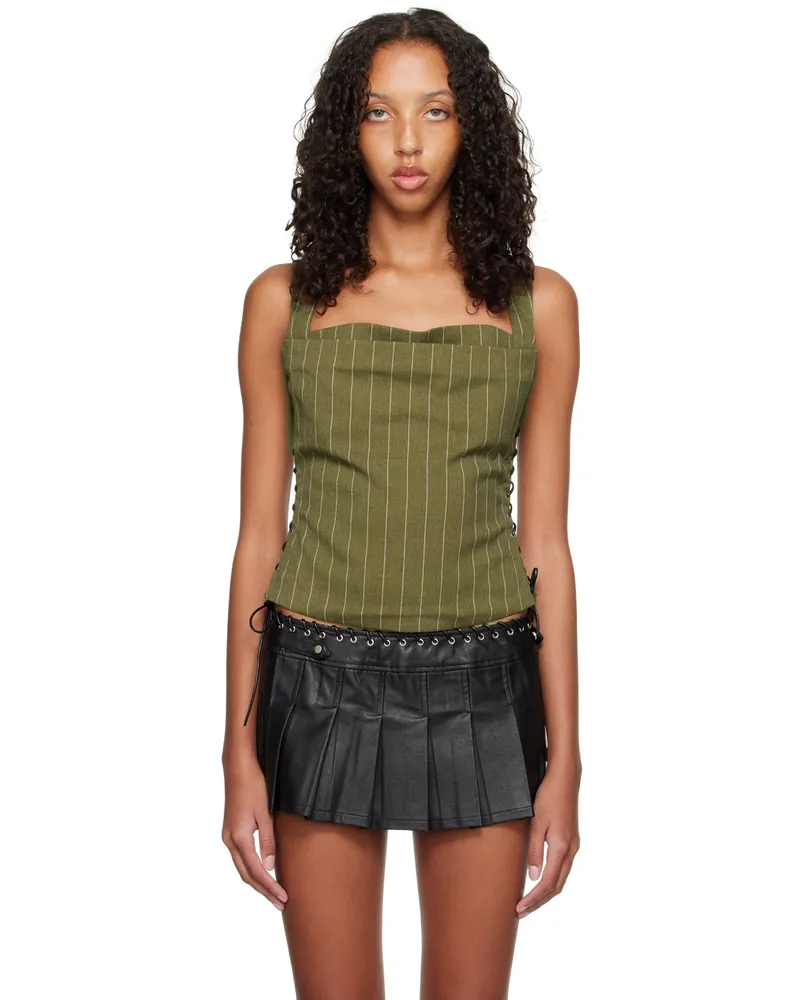 Miaou Khaki Vallois Corset Olive