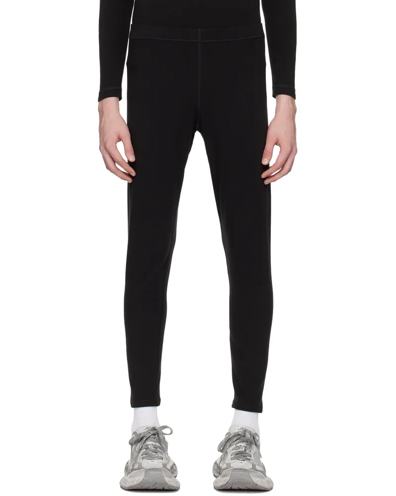 Balenciaga Black 3B Sports Icon Ski Leggings Black