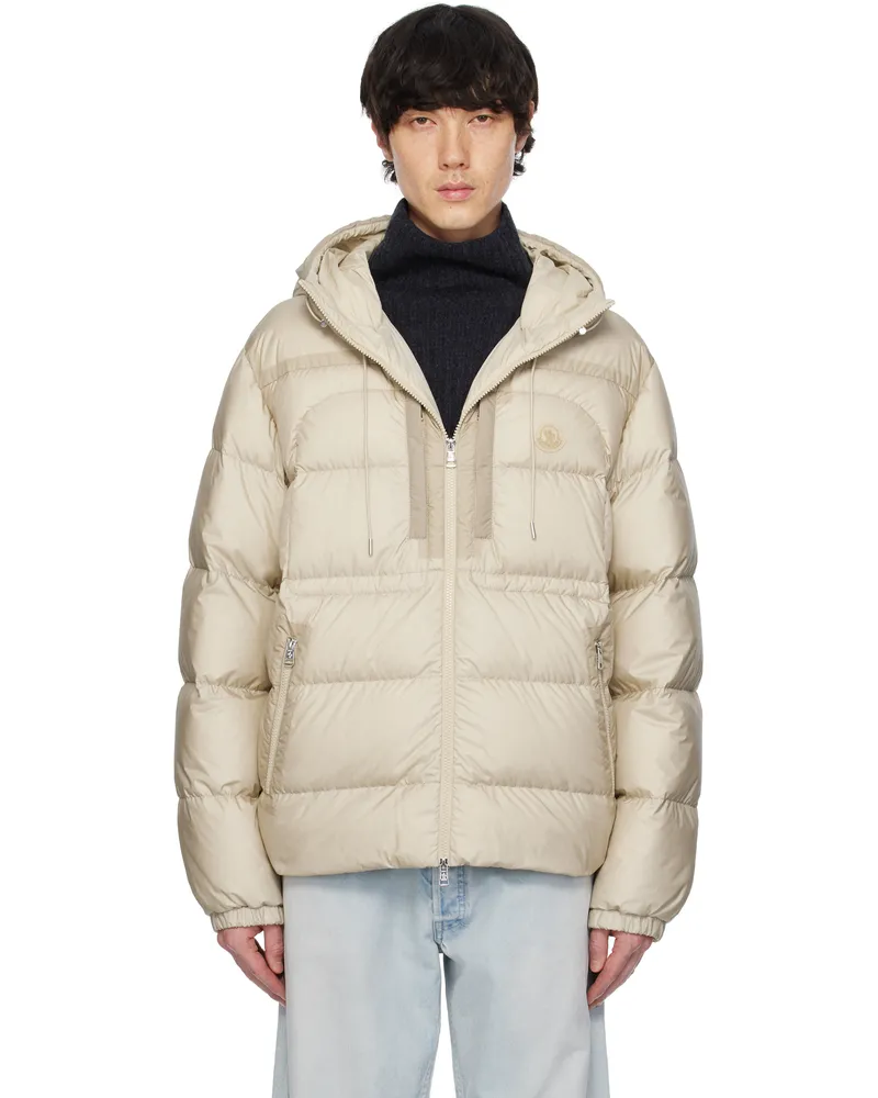 Moncler Beige Archivio Creativo Orfet Down Jacket 20n