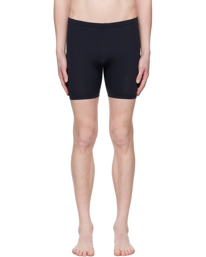 TheSoloIst Black Jersey Swim Shorts Black