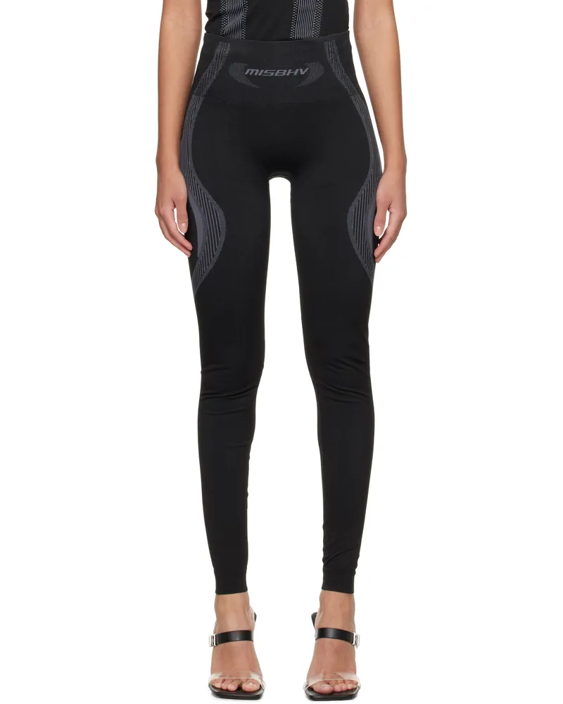MISBHV Black Sport Active Classic Sport Leggings Muted