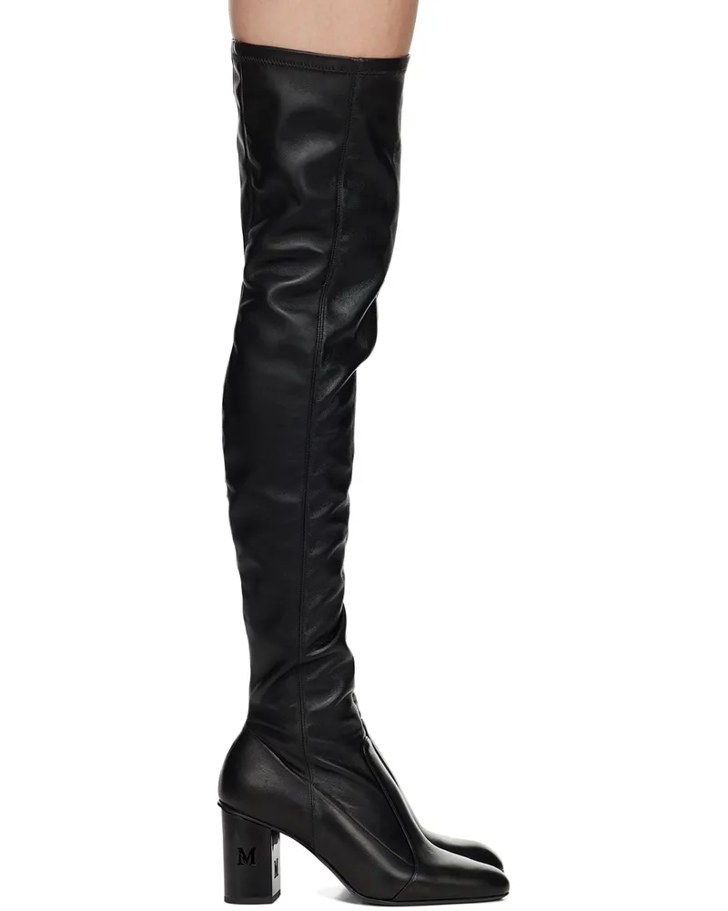 Max Mara Black Damier Boots 003