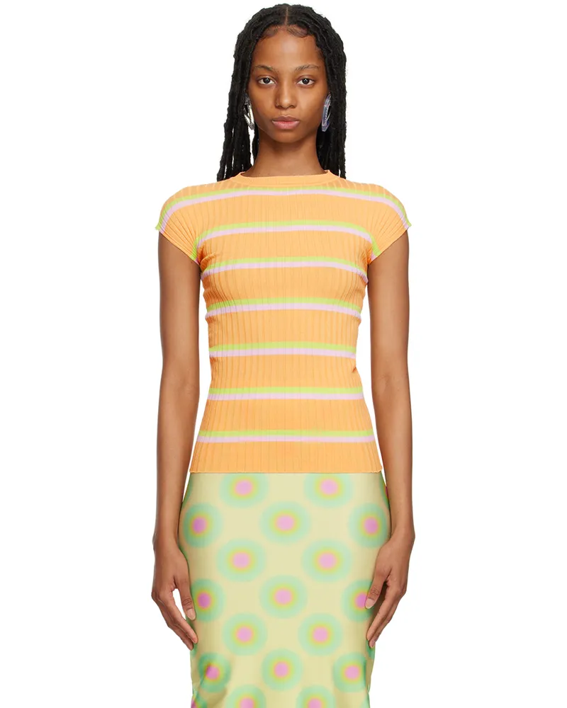 SPORTMAX Orange Lanaso T-Shirt 001