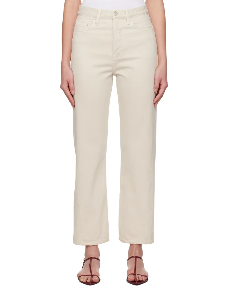 Totême Off-White Twisted Seam Jeans Smoke