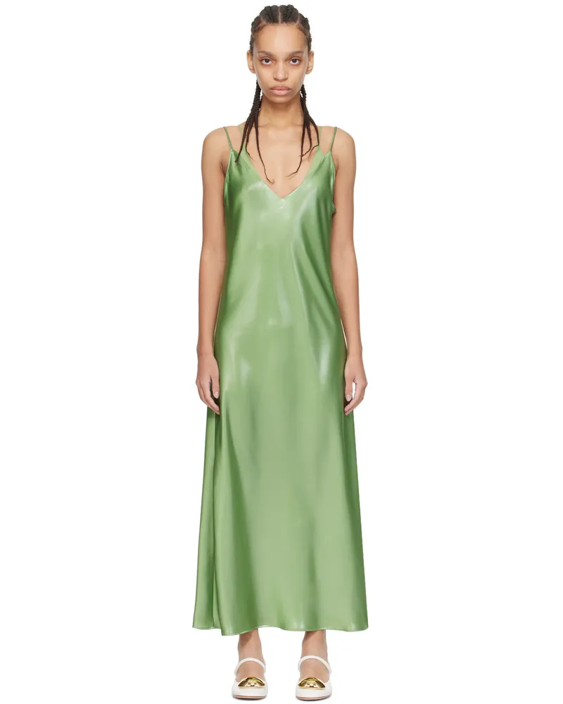 HUGO BOSS Green Layered Midi Dress 358