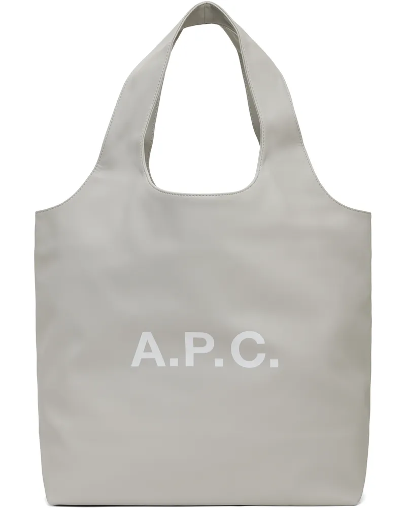 A.P.C. Gray Ninon Tote Aae