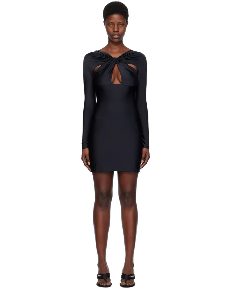 COPERNI Black Twisted Minidress Black