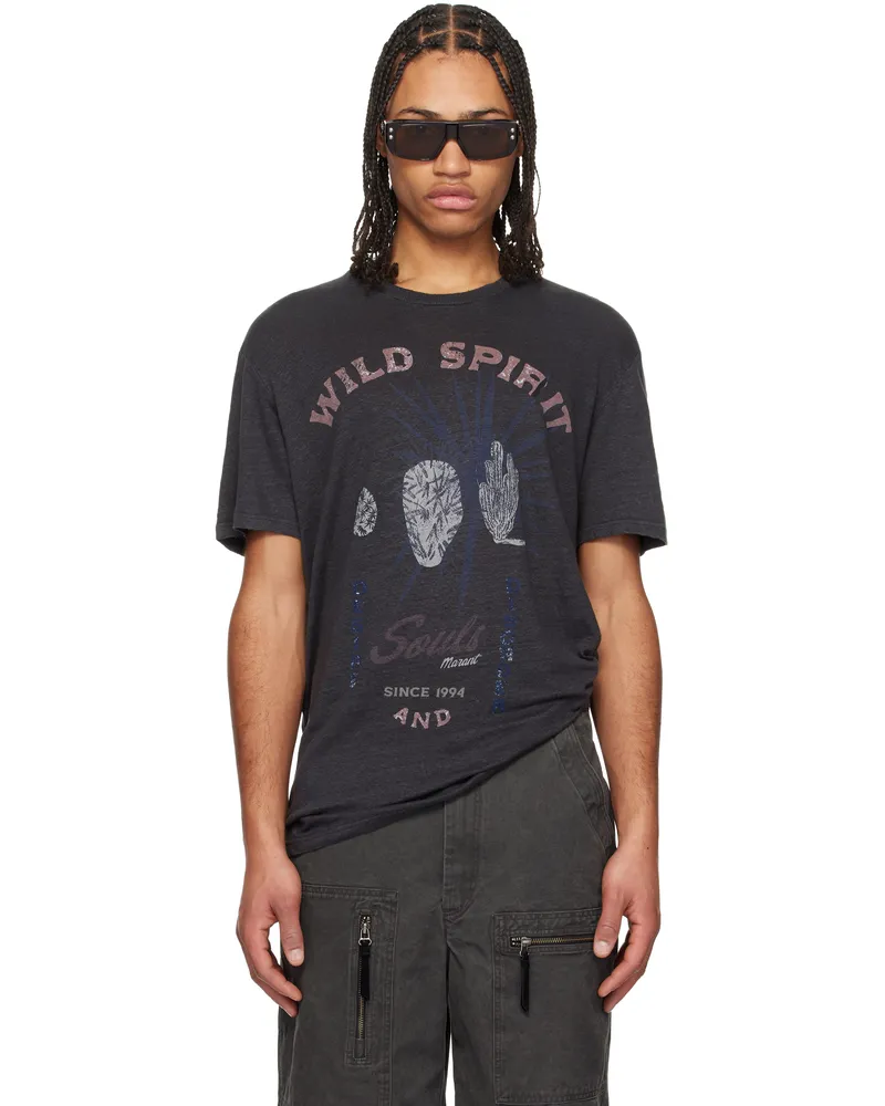 Isabel Marant Black Honore T-shirt 02fk