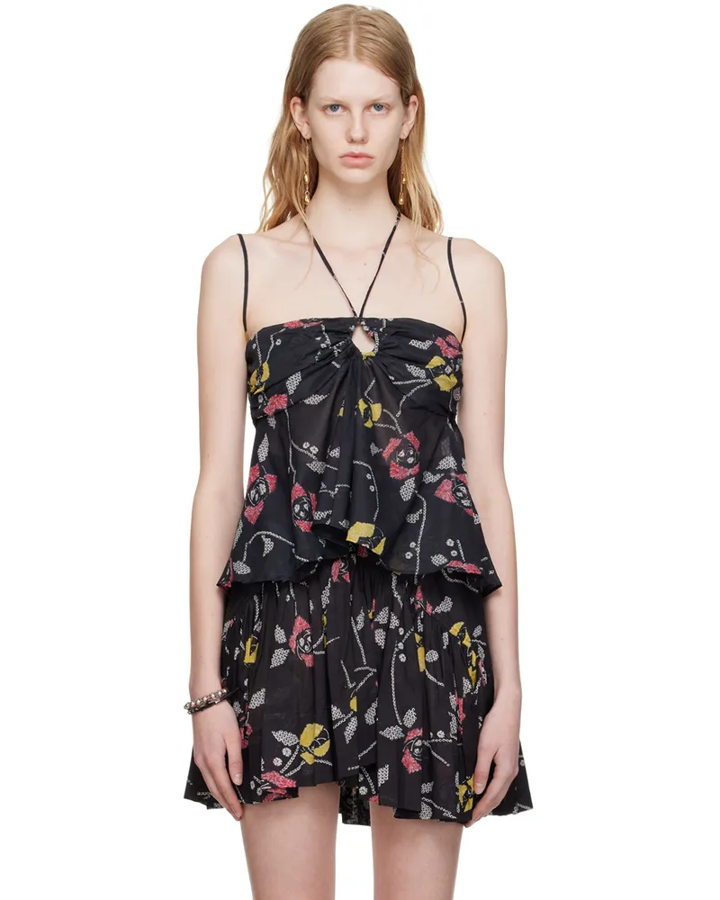Étoile Isabel Marant Black Gabao Tank Top 01bk