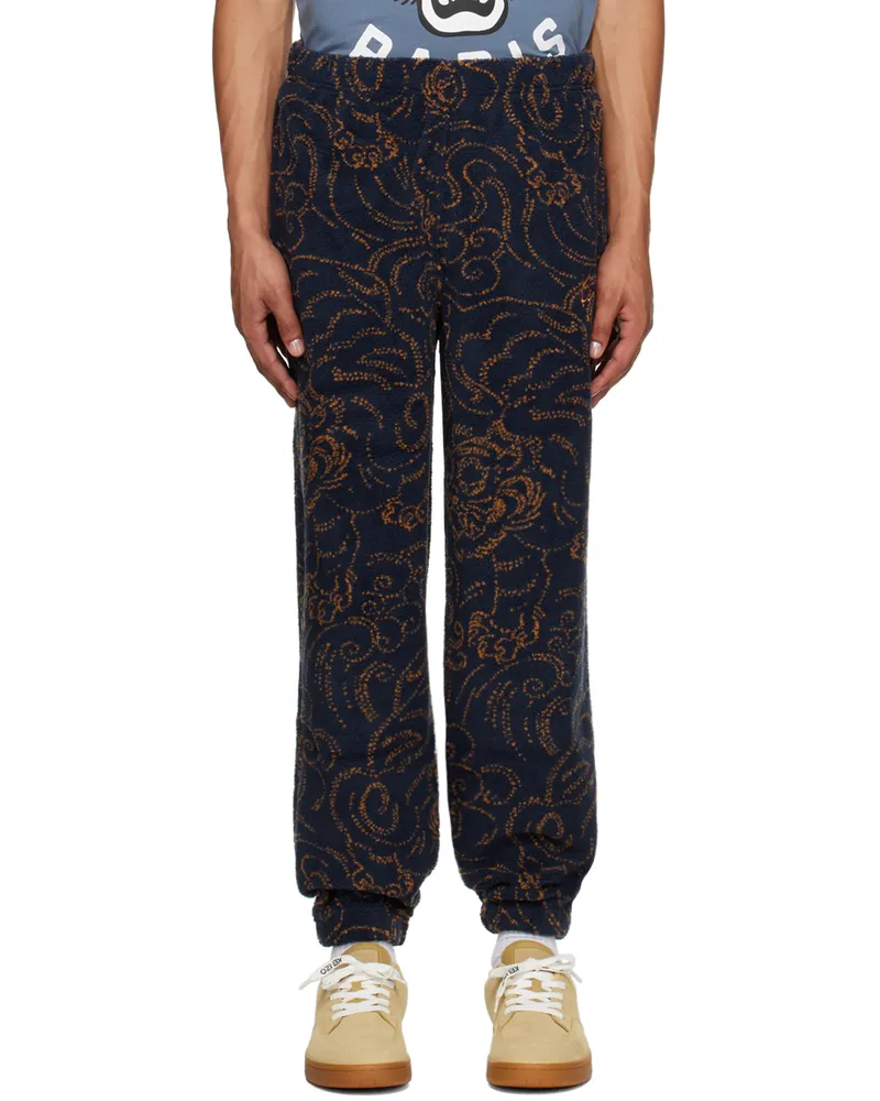 Kenzo Navy Kenzo Paris Star Tiger Sweatpants Blue