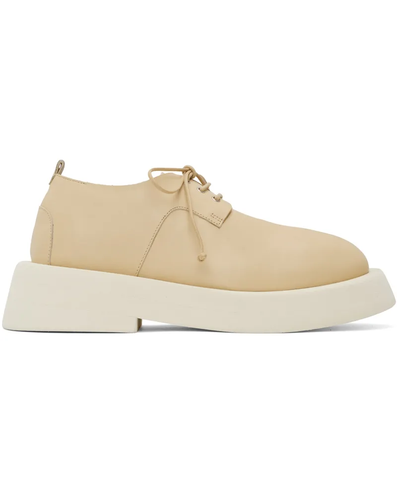 Marsèll Beige Gommellone Derbys Biscuit