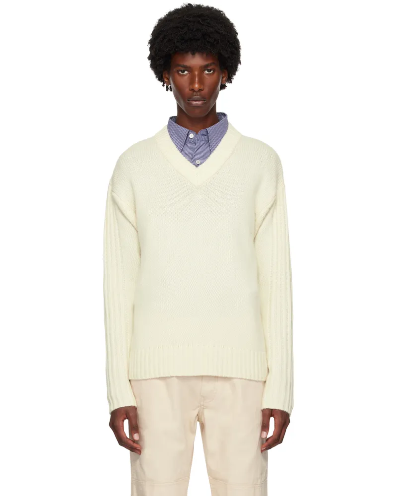 Lisa Yang Off-White Dan Sweater Cr