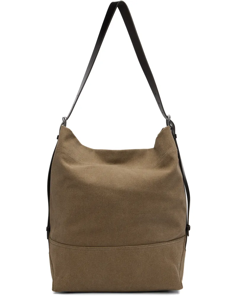 Christophe Lemaire Taupe Belted Tote Bg003