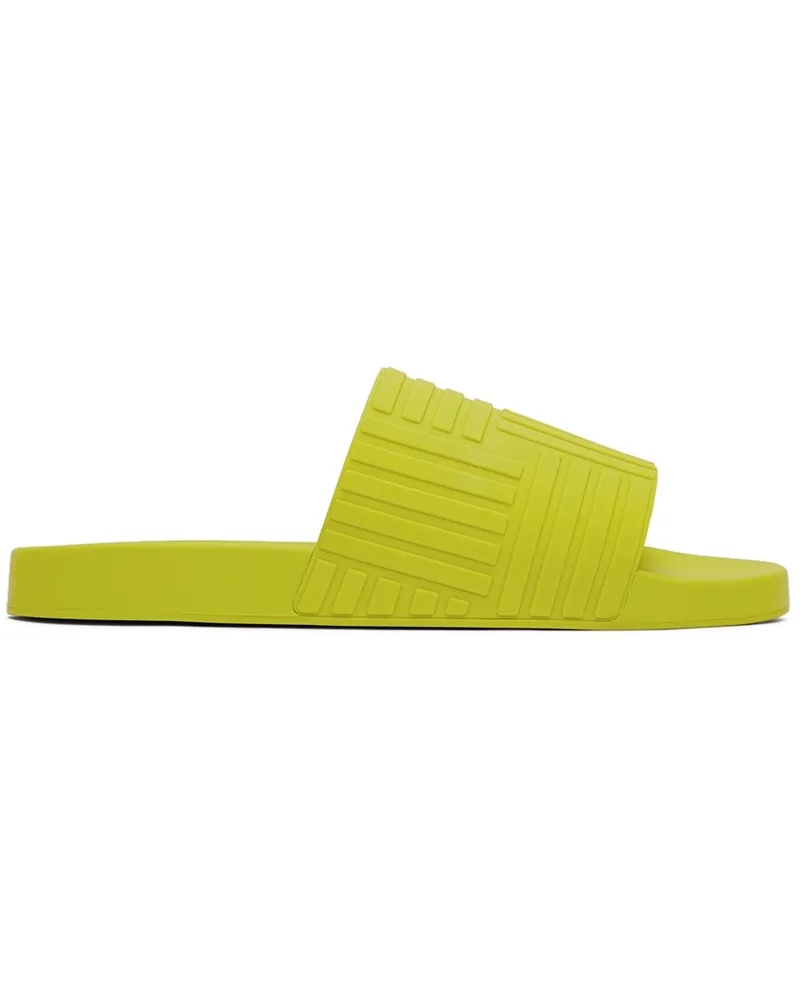 Bottega Veneta Green Slider Sandals 7278-kiwi