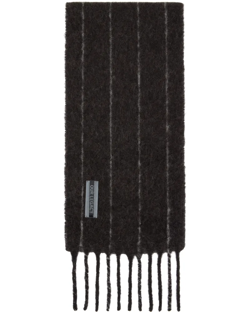 Our Legacy Brown Estate Scarf Brown