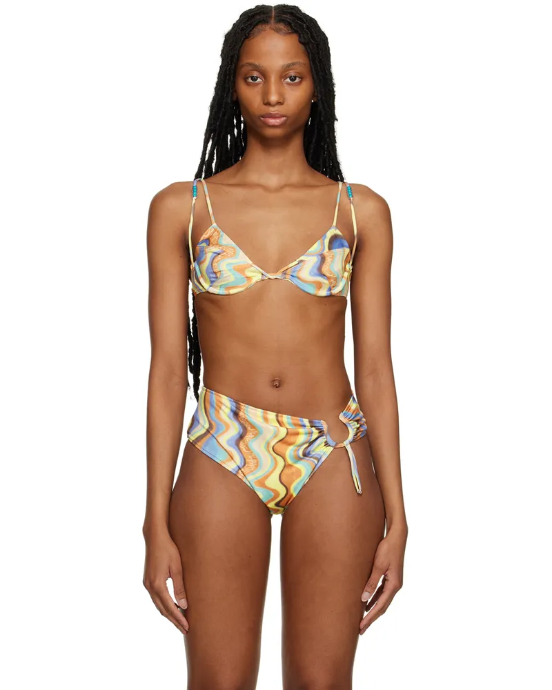 Jacquemus Multicolor 'Le Haut de Maillot Barco' Bikini Top 1dl