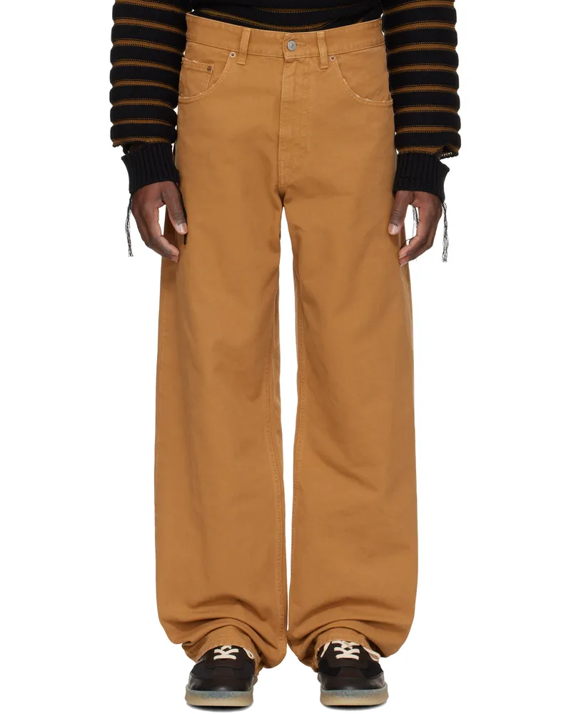 Maison Margiela Tan Canvas Trousers 132