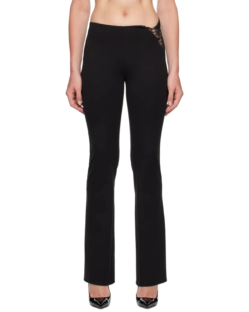 VAILLANT Black Lace Trousers Black