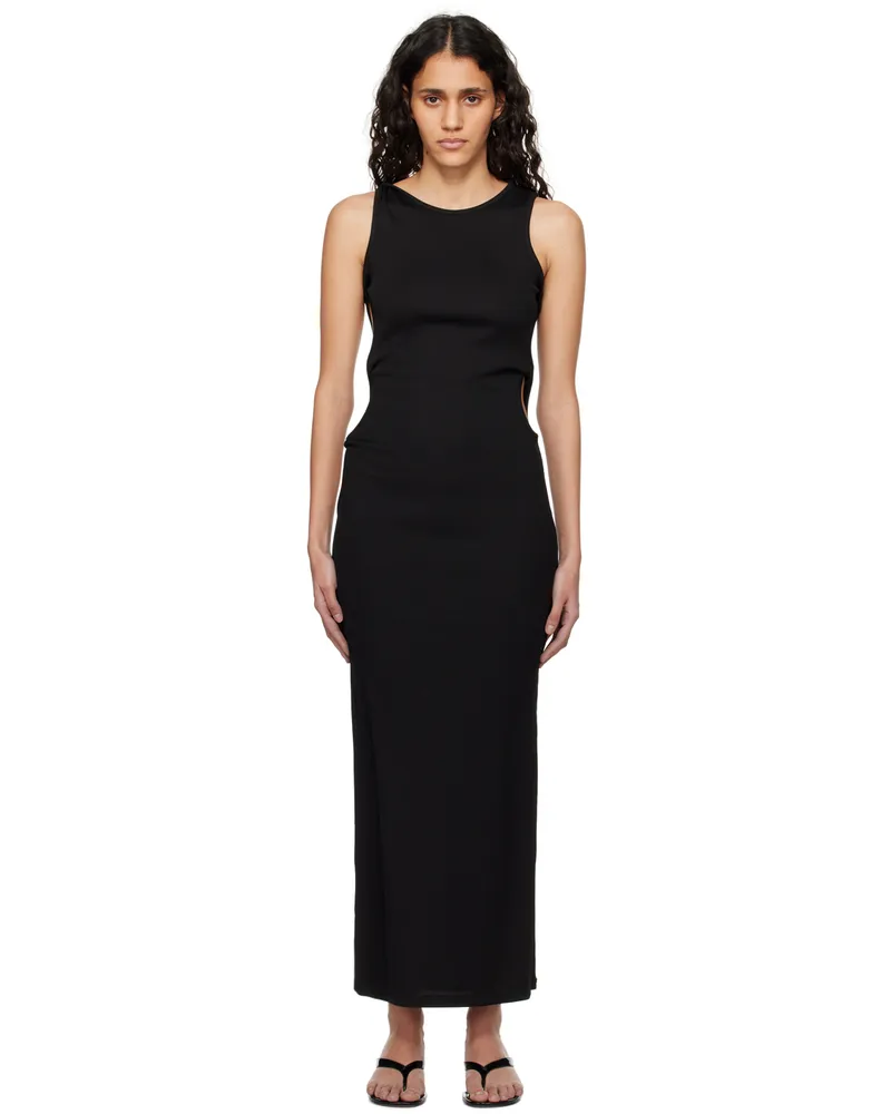 Christopher Esber Black Oblix Maxi Dress Black