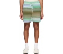 Multicolor Striped Shorts