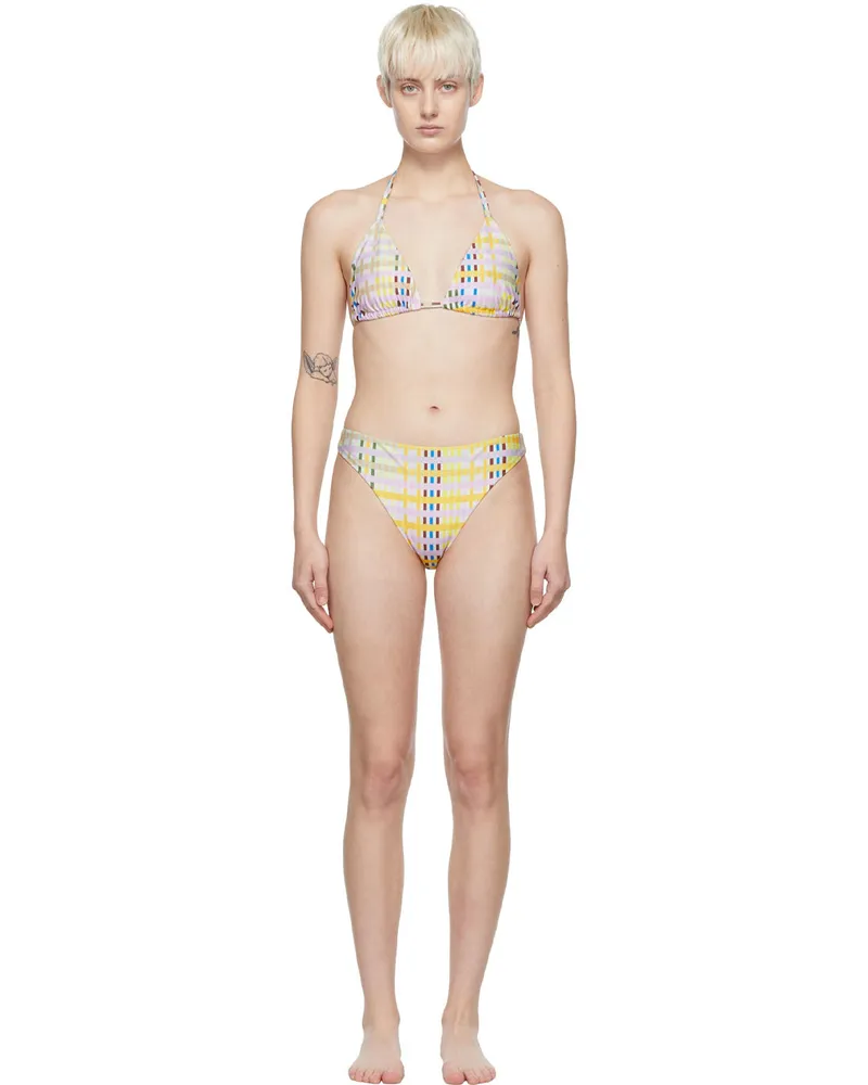 Stine Goya SSENSE Exclusive Yellow Dahlia Bikini 2006
